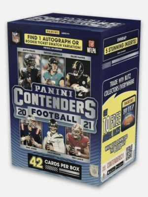 2021 Panini Contenders Football Blaster Box